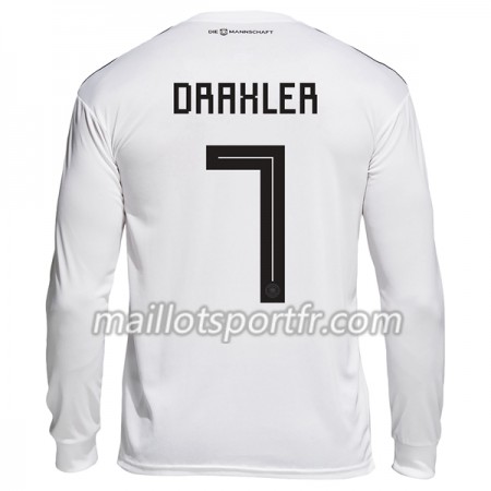 Maillot de Foot Allemagne Draxler 7 Domicile Coupe du monde 2018 ML